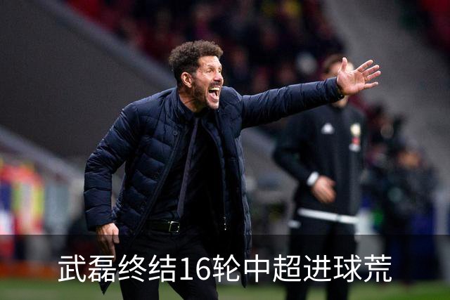 武磊终结16轮中超进球荒